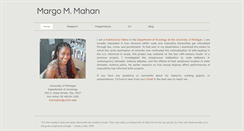 Desktop Screenshot of margomahan.com